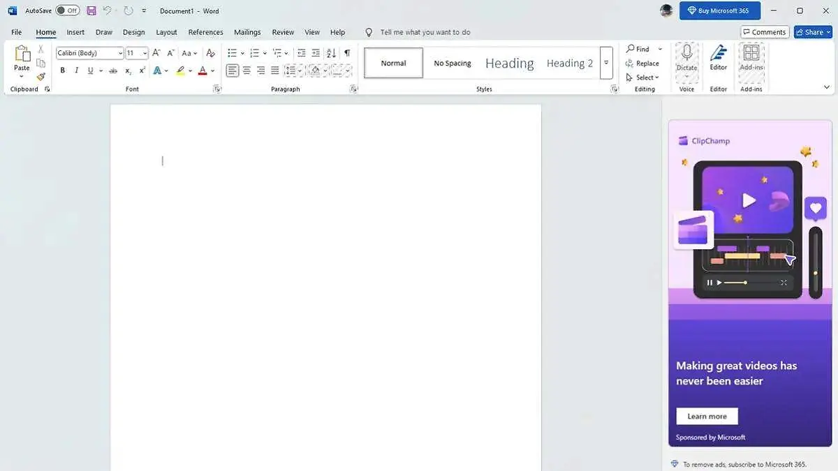 Microsoft ofrece oficialmente la versión de escritorio gratuita de Office con publicidad